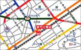 新竹火車站位置